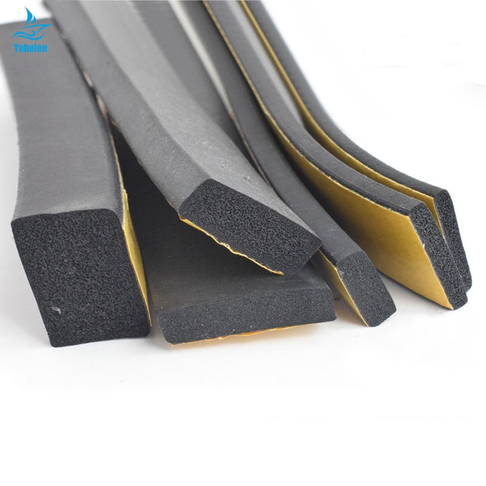 Door Window Seal Strip Self- Adhesive Rubber Sponge Seal Strip ...