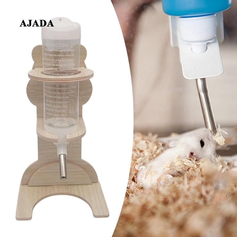 [ Water Bottle with Stand Hamster Water Bottle Rack Container Leakproof ...