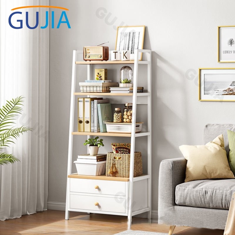 ZF Book Shelf Book Rack Multilayer Storage Display Rack Modern Open