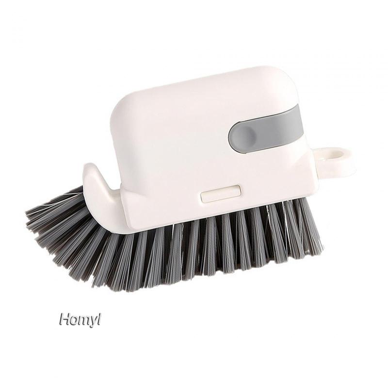 Hard Bristle Long Crevice Cleaning Brush Tool - Gap Cleaning Brush Round  Durable