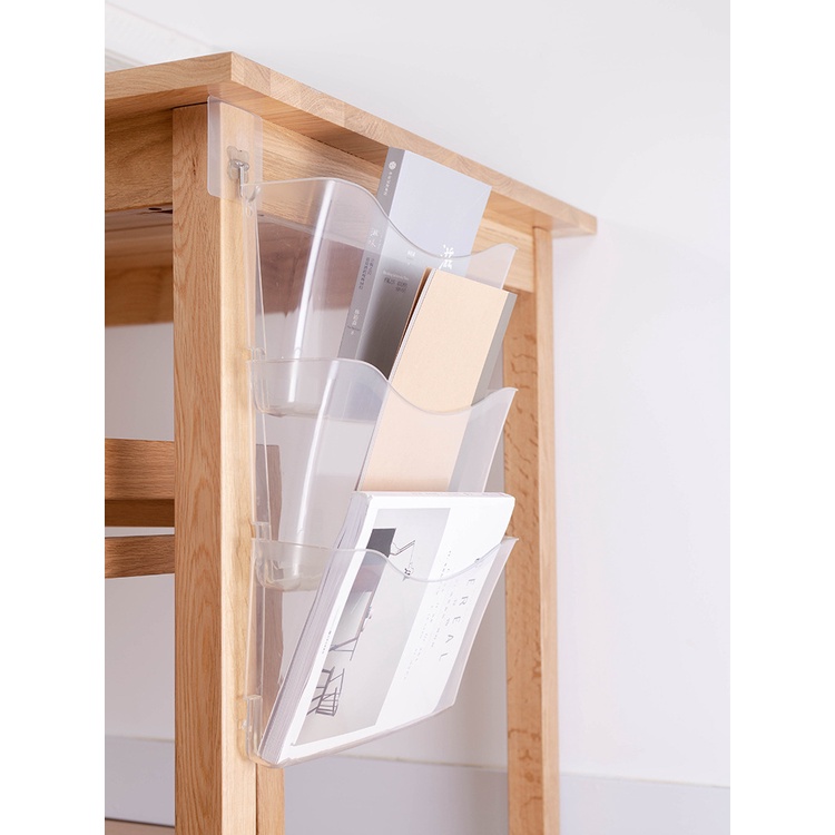 HY&Transparent WallMounted File Box WallMounted File Holder Folder