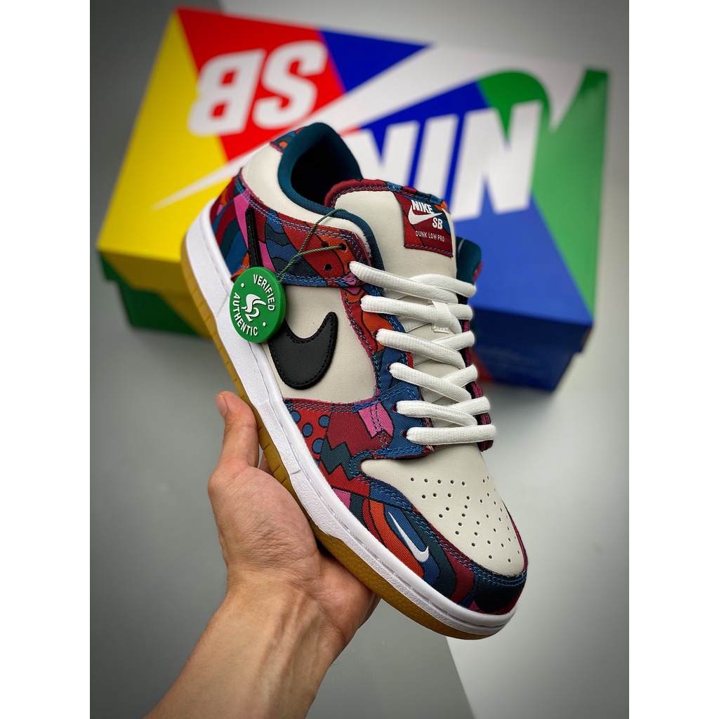 God Version] Parra X SB Dunk Low Pro Casual Low Top Sneakers9