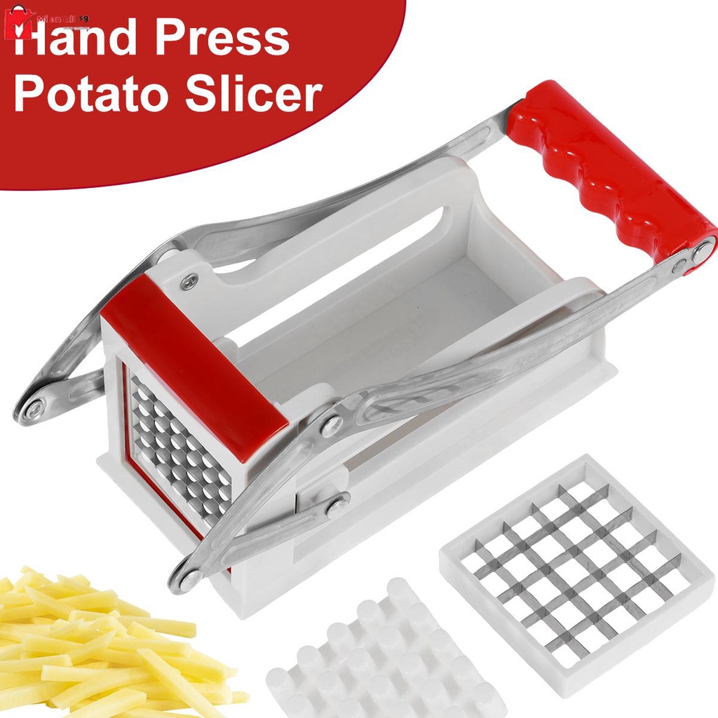 French Fry Cutter Stainless Steel Potato Chipper Fast Cutting Potato