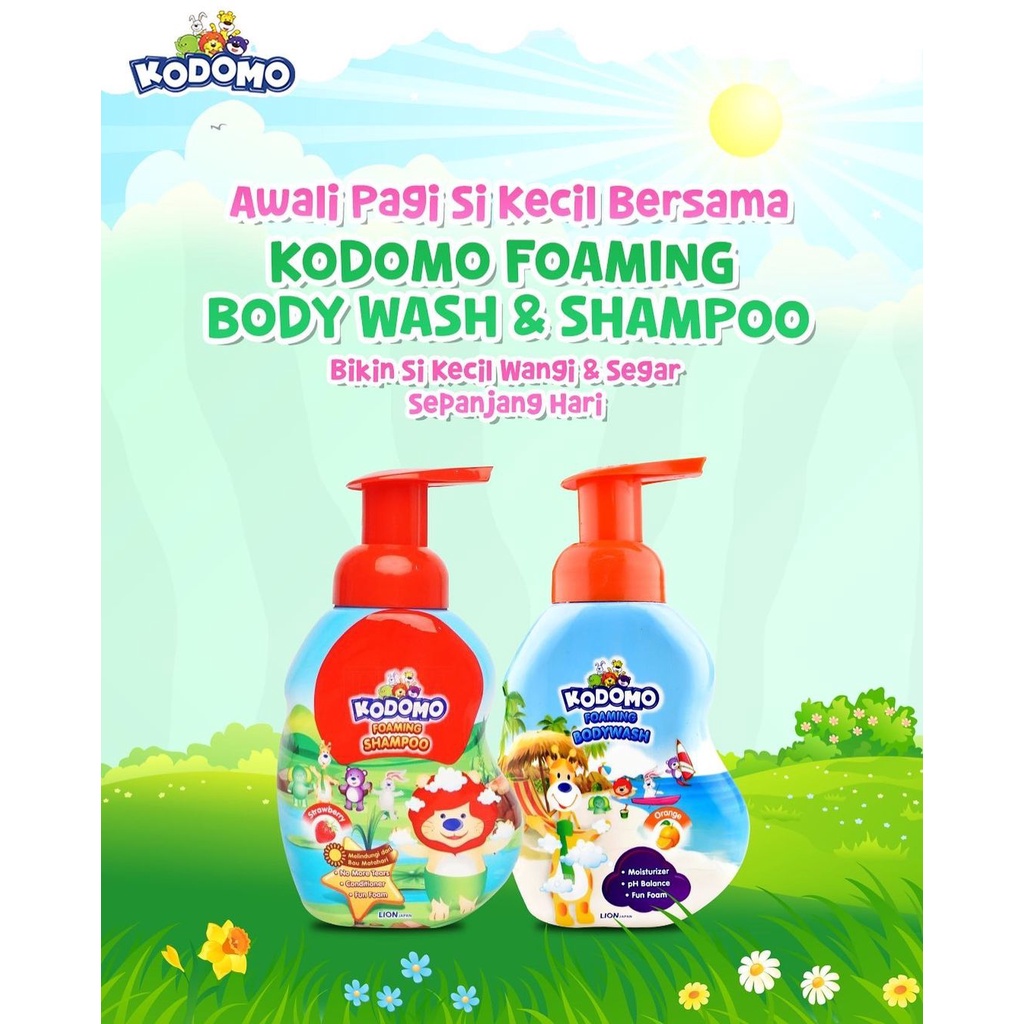 Kodomo Shampoo Strawberry Botol 250 ml x2 - Gambar 3