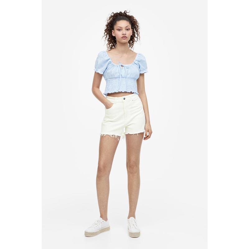 Regular waist hot sale shorts h&m