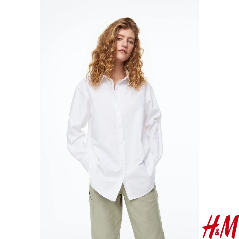 H and m outlet oxford shirt