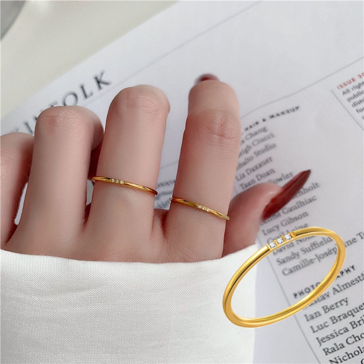 Gold plated wedding on sale band