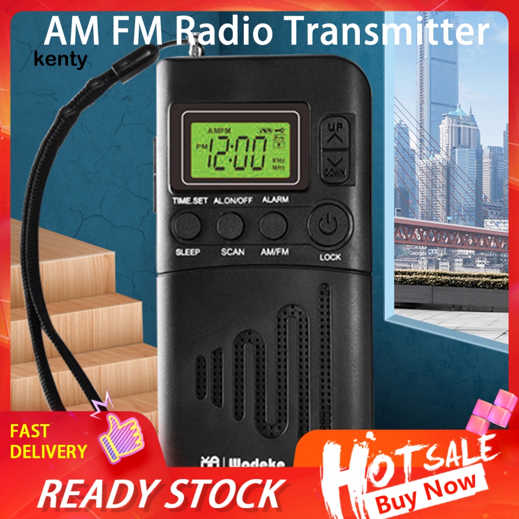 kT Radio Receiver Large Screen Stable Signal with Antenna AM FM Radio