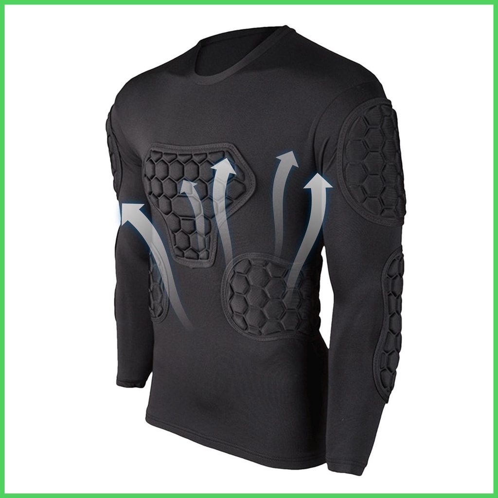 long sleeve football compression shirt