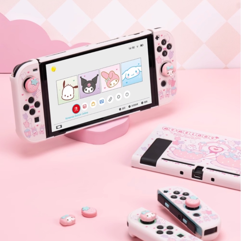 Geekshare Sanrio Kuromi-themed Protective Case for Nintendo Switch and ...