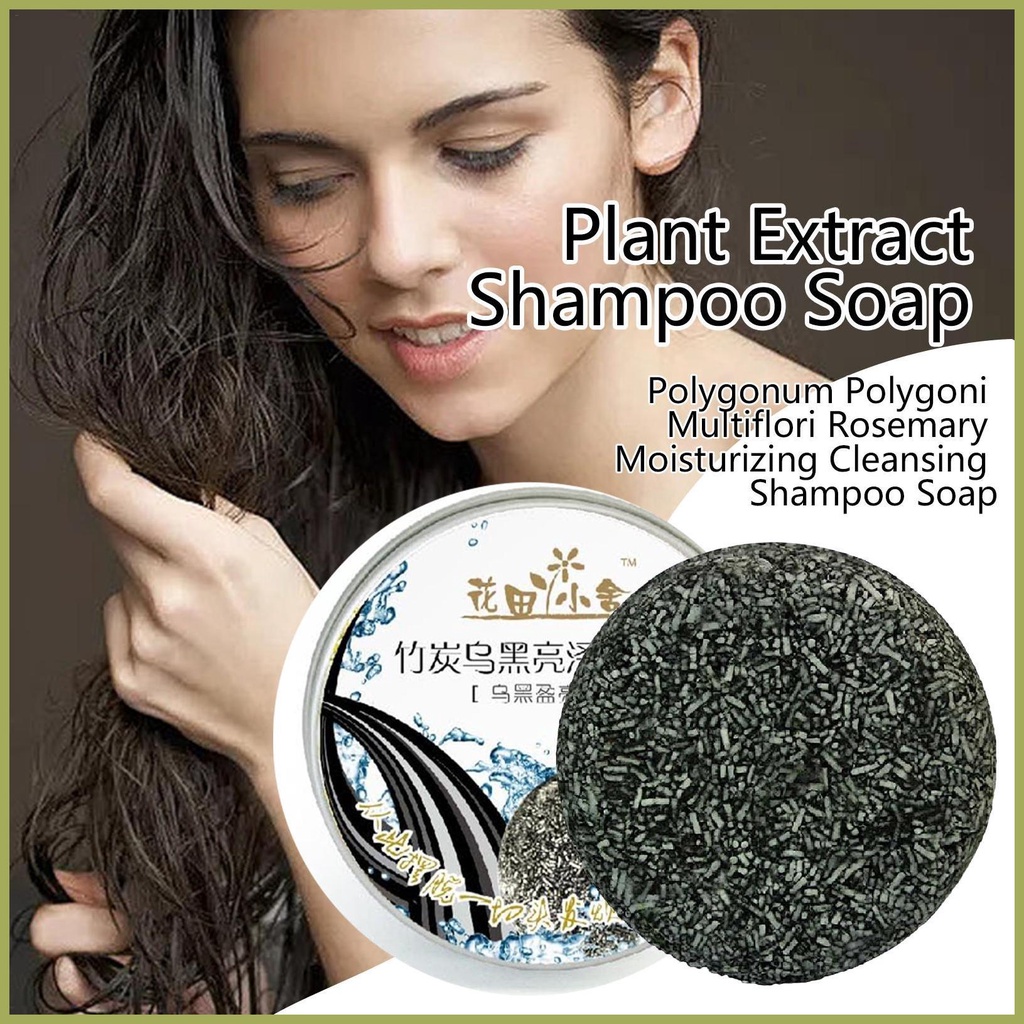 Natural Grey Hair Removal Soap Polygonum Multiflorum Rosemary Hair