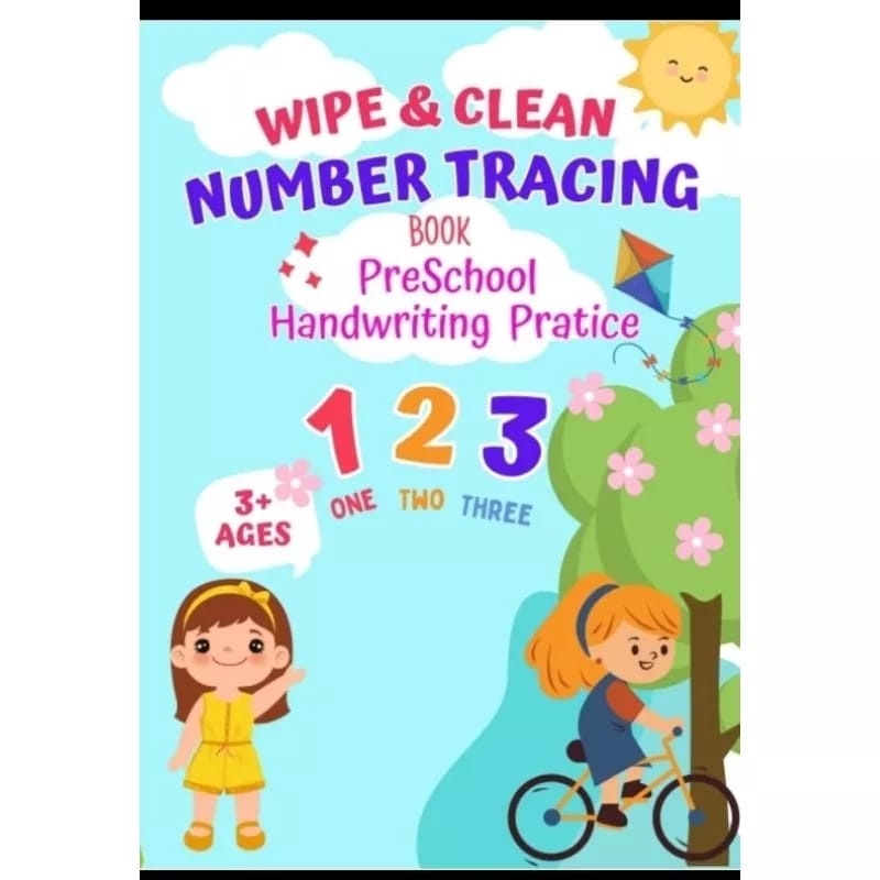 Wipe Clean Book/Handwriting Book/Numbers/Alphabets writing books ...