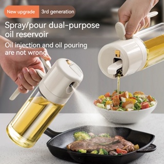 Oil Sprayer for Cooking, Food Grade Olive Oil Sprayer, 240ml Usb Electric  Pressurized Spray Bottle, Oil Sprayer Dispenser for Air Fryer, Bbq, Baking