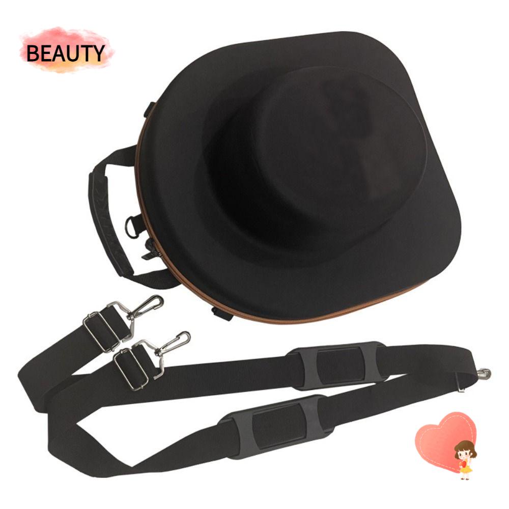 BEAUTY Felt Hat Box, Waterproof with Shoulder Strap Cowboy Hat Storage