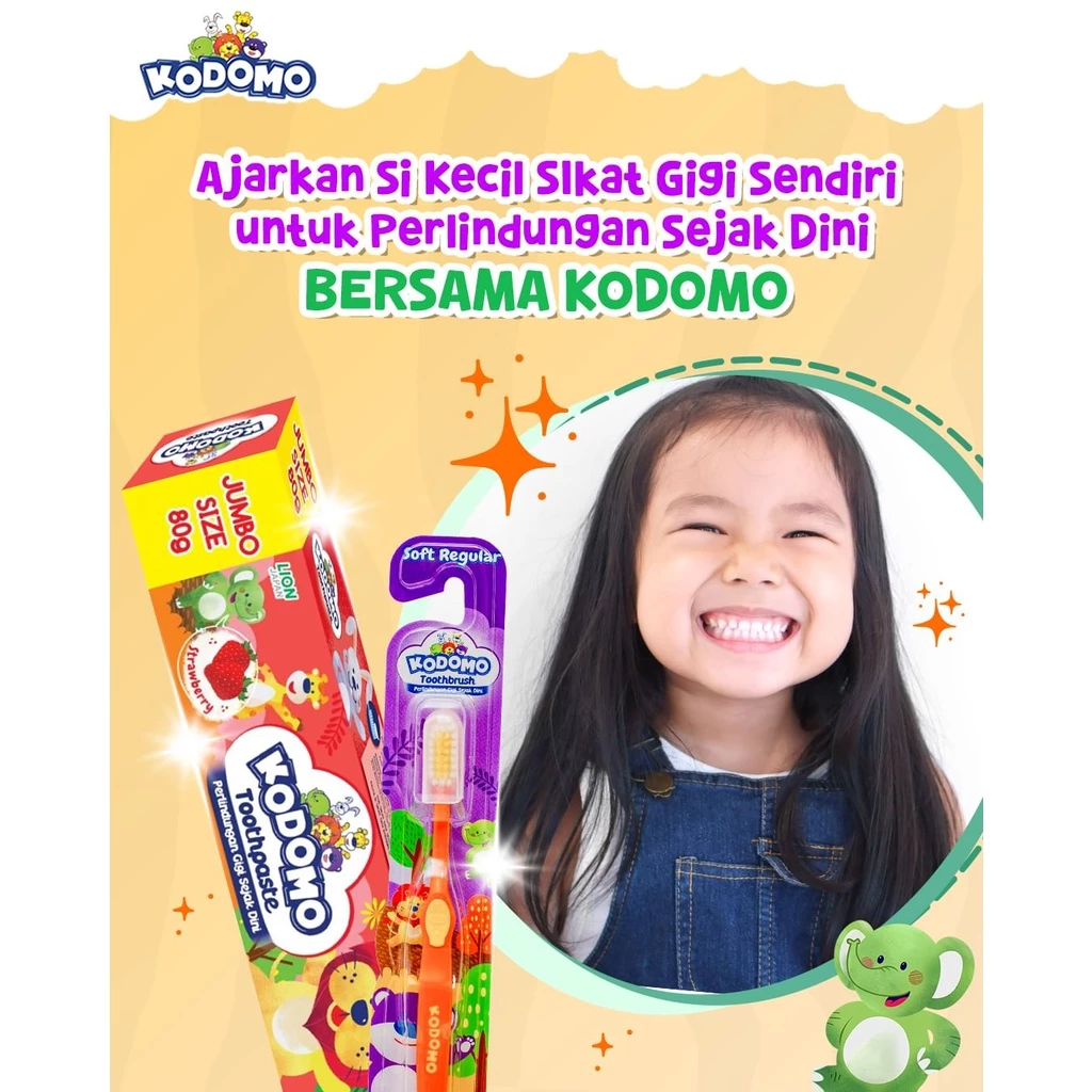 Kodomo Sikat Gigi Zigzag x3 - Gambar 3