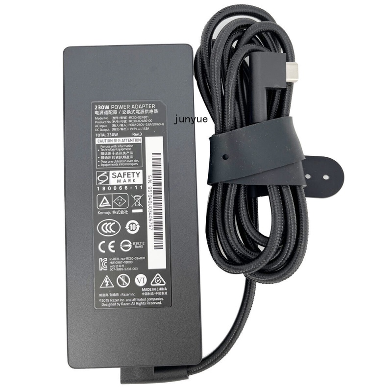 New 11.8A 230W Razer AC Power Supply Adapter For Blade 15 Gaming