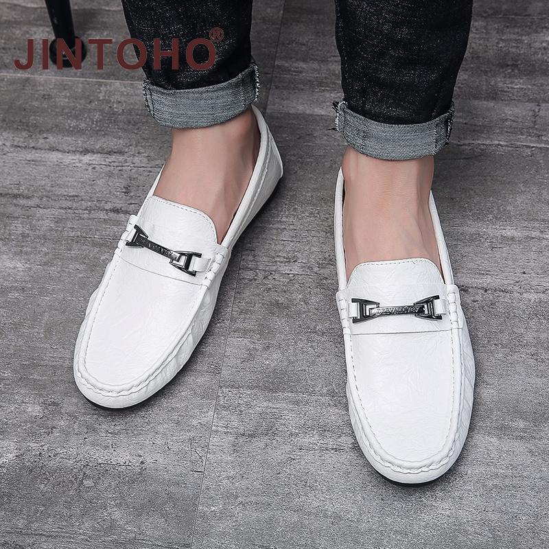 White on sale loafers mens