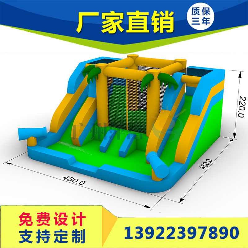 HY/🏮Non-Original Price/Children's Inflatable Water Slide Home ...