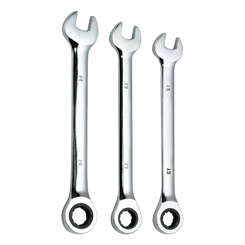 Carbon Steel Forged Mirror Matt Ratchet Wrench Fixed Ratchet Wrench ...