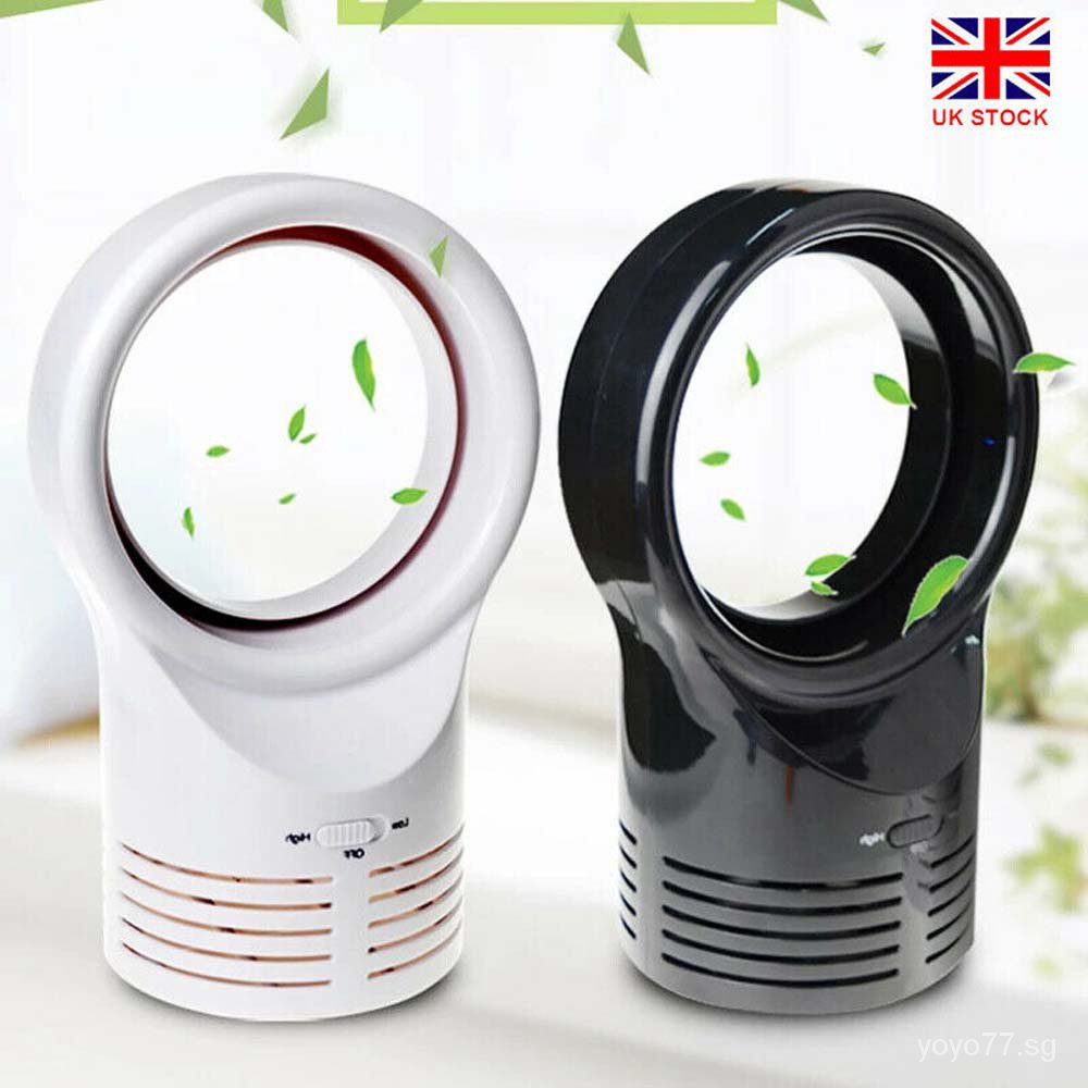 Large bladeless fan silent electric mini energy-saving desktop table ...