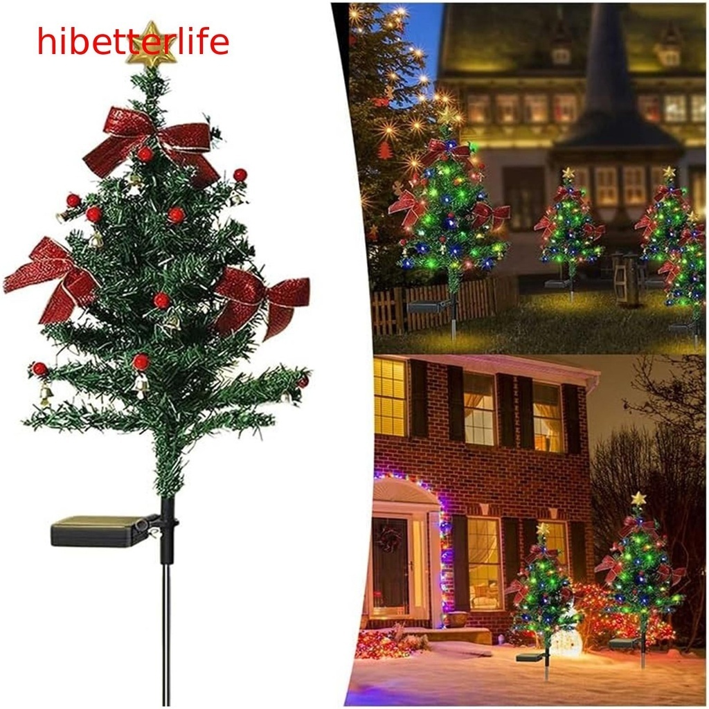 ^hibetterlife^ Solar Christmas Tree Lights Christmas Decorations