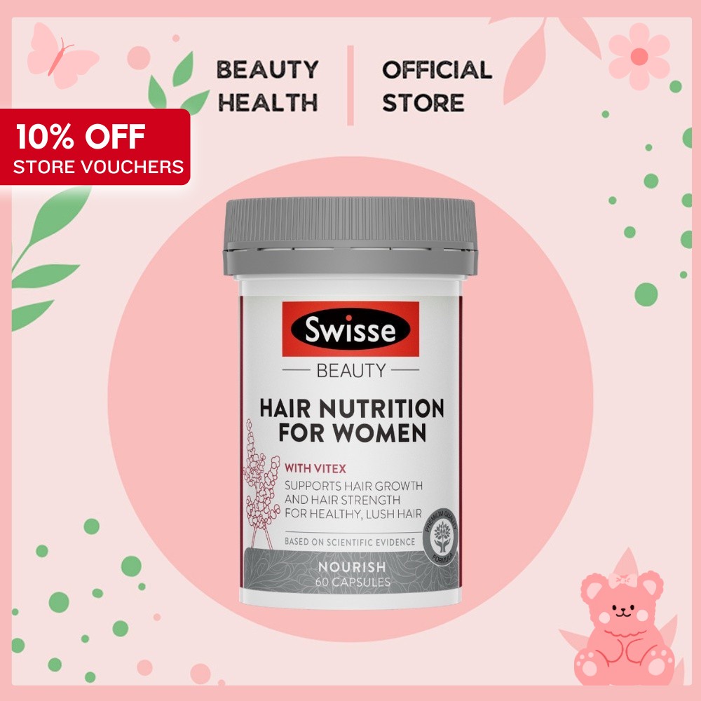 [SG l Authorized] Swisse Hair Nutrition For Women 60 Capsules [Hair strength from within