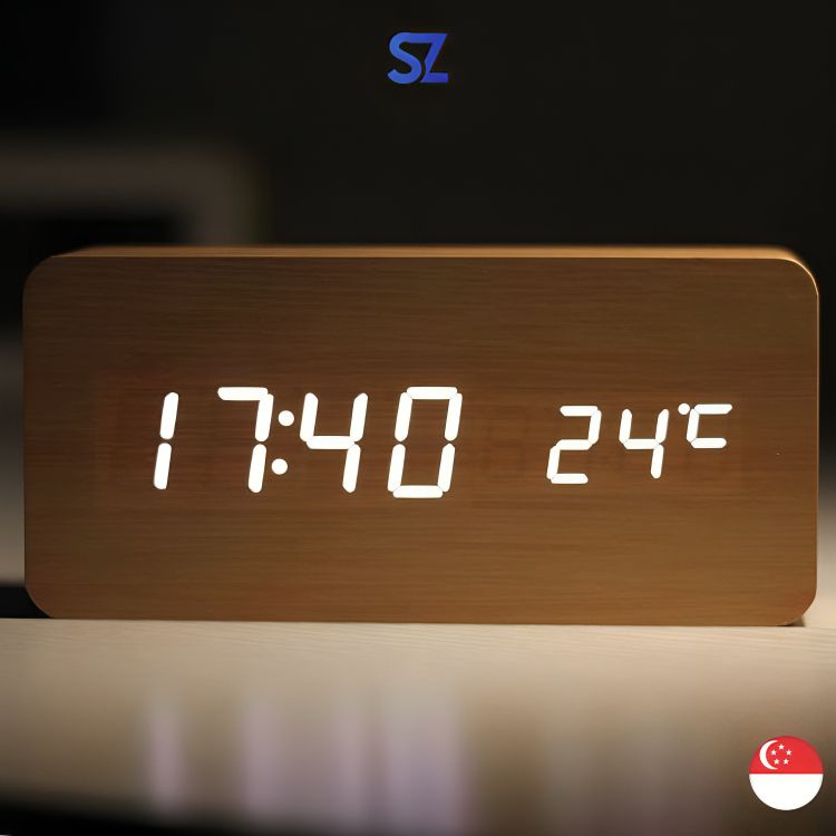 "Free 3 Months Warranty Service / (not for sale).."(SG) Led Alarm Clock