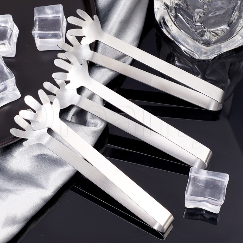 Cute Mini Hand Shaped Ice Clip / Grill Party Non Slip Food Clip ...
