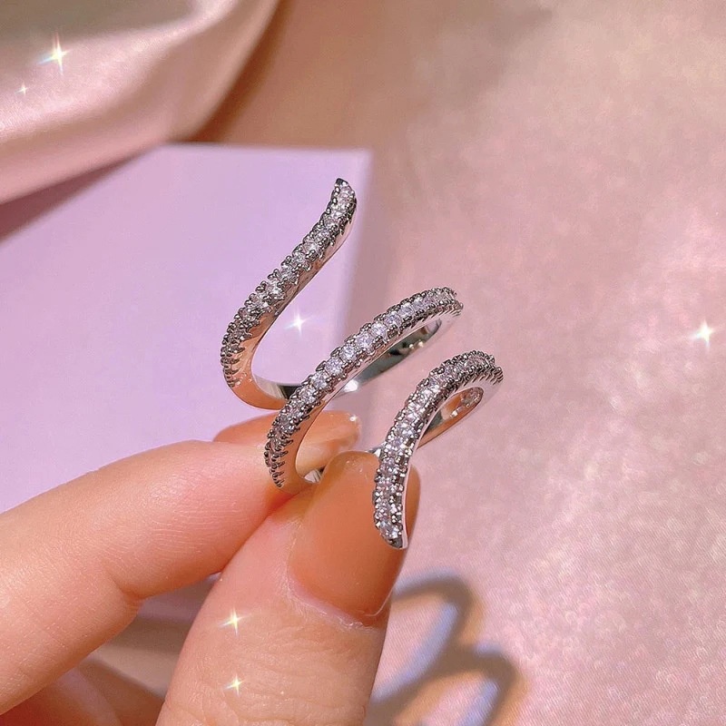 自然光撮影 】天然アクアマリン リング s925 ,20.5×13.2mm - アクセサリー