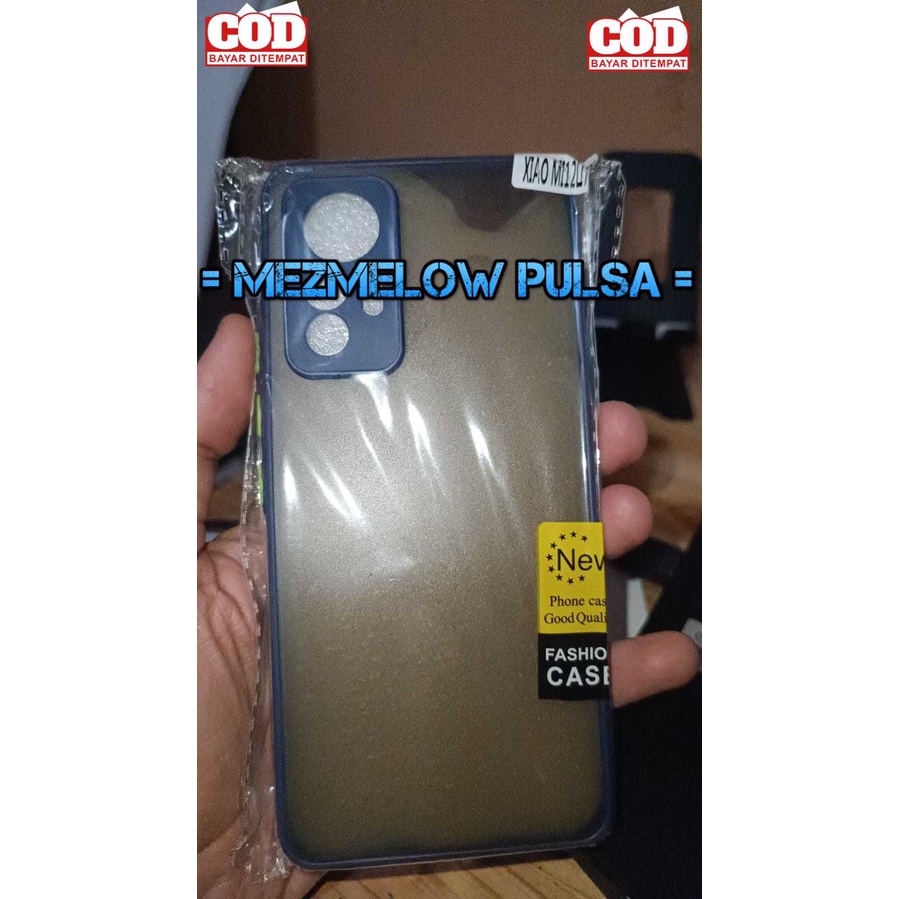 Caseng Hardcase Transparant Pelindung Kamera Case XIAOMI 12 LITE - Gambar 3