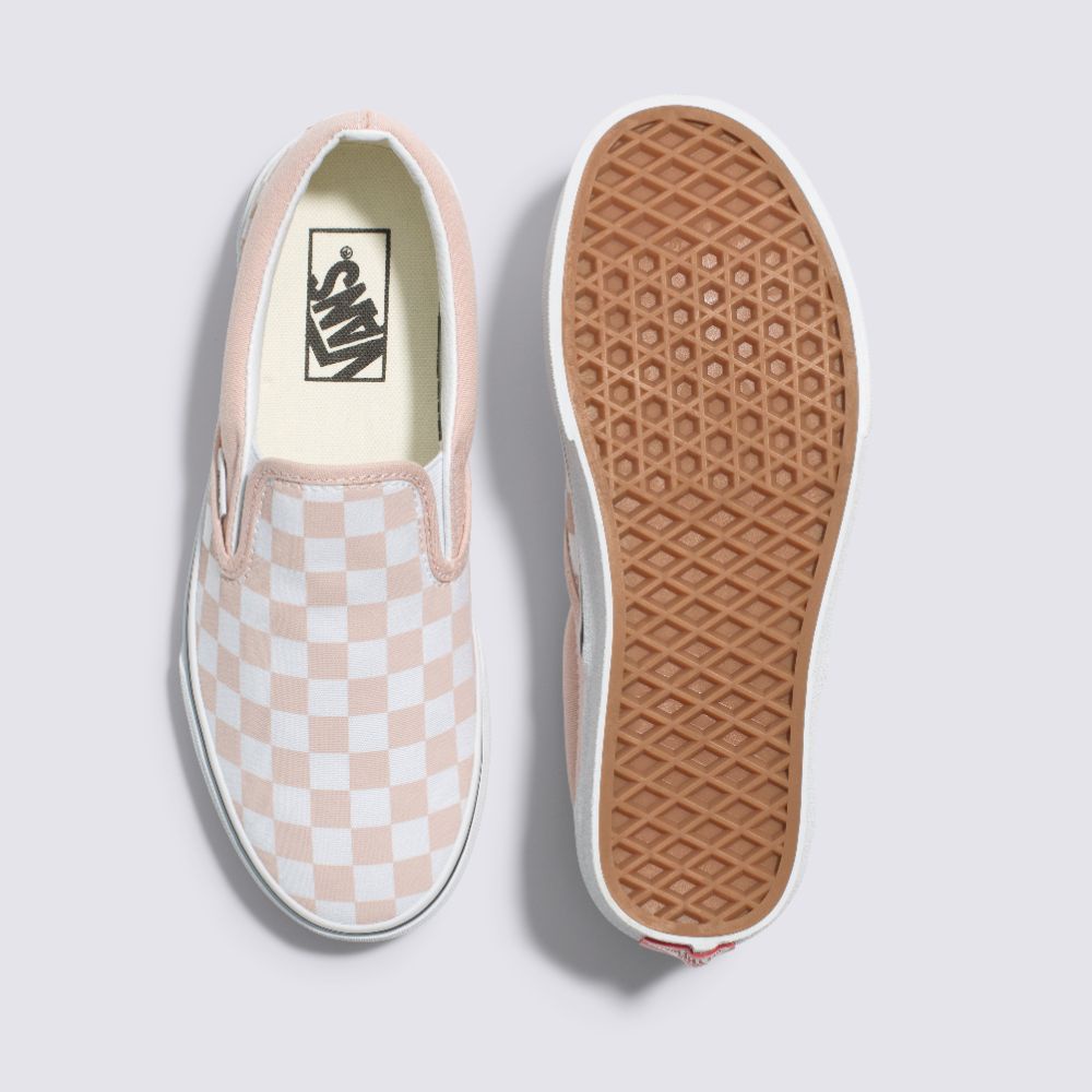 Low cut checkered vans best sale