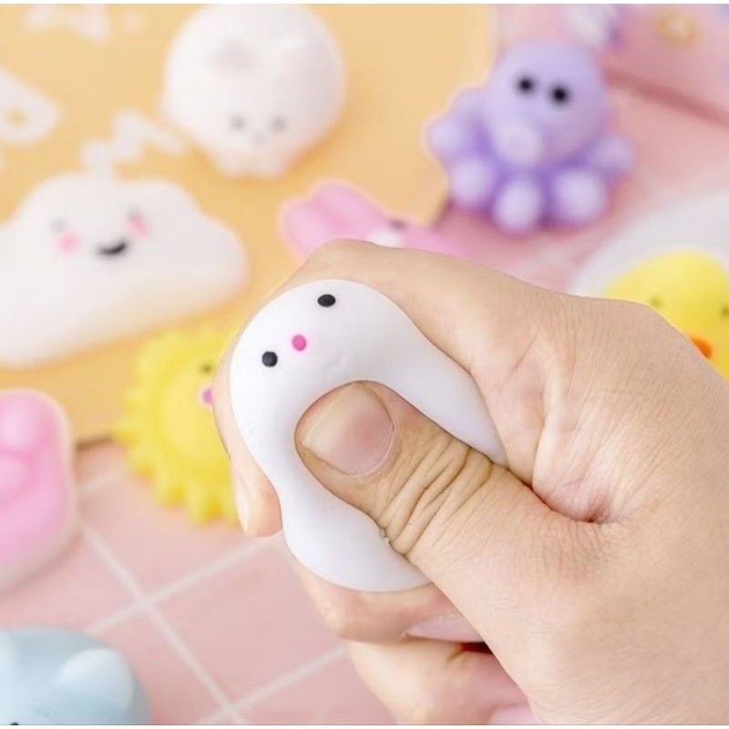 1PCS Squishy Mini Mochi Motif Hewan Jelly Mainan Anak Pencet Squeeze Kartun Karakter Animal Lucu A152 - Gambar 4