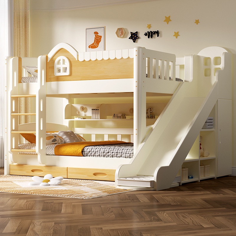 【HDB】Kids bunk bed High And Low Beds Bunk Bed For Kids children bunk ...