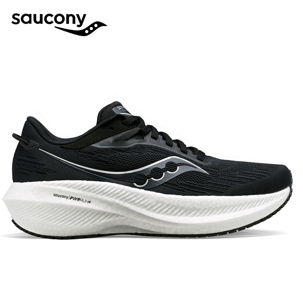 Saucony Women Triumph 21 Wide Running Shoes Black White Shopee Singapore