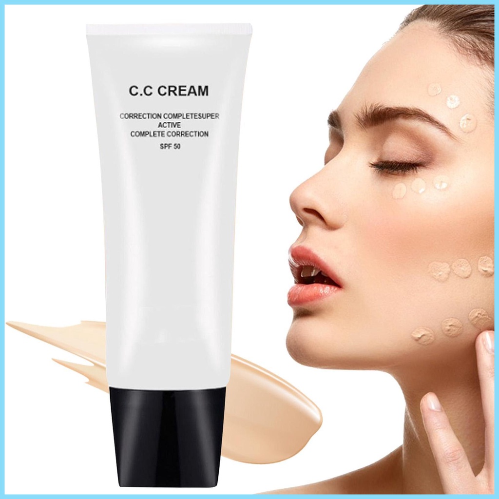 CC Cream with SPF50 Hydrating SPF 50 Skin Tone Adjusting Cream Waterproof Brightening Tinted