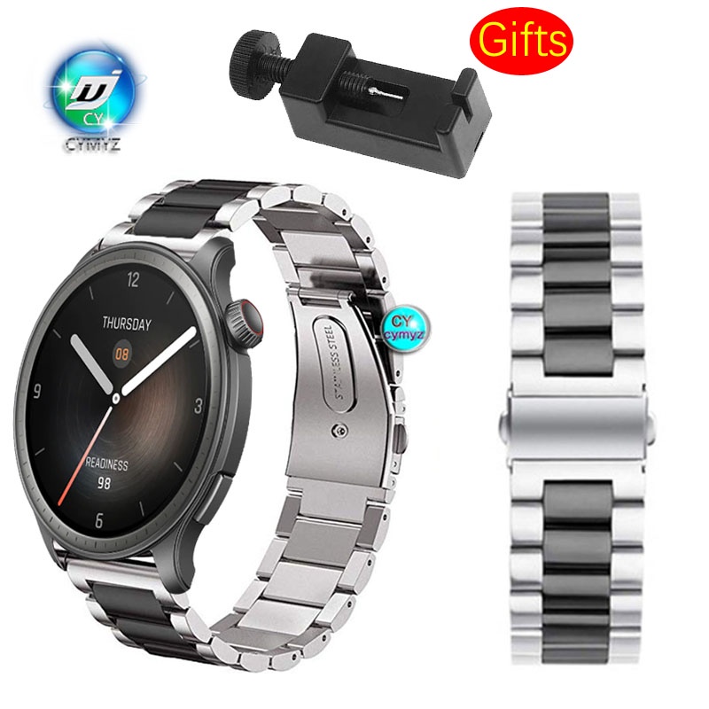 Amazfit Balance strap Metal strap for Amazfit Balance Smart Watch strap Amazfit GTR 5 strap Sports wristband Shopee Singapore