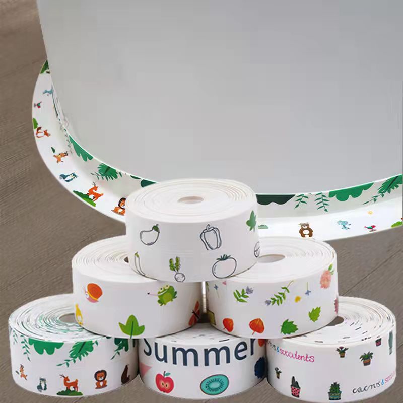 Pvc Waterproof Wall Sticker For Bathroom Kitchen Toilet Shower Bath Sealing Tape Strip Self