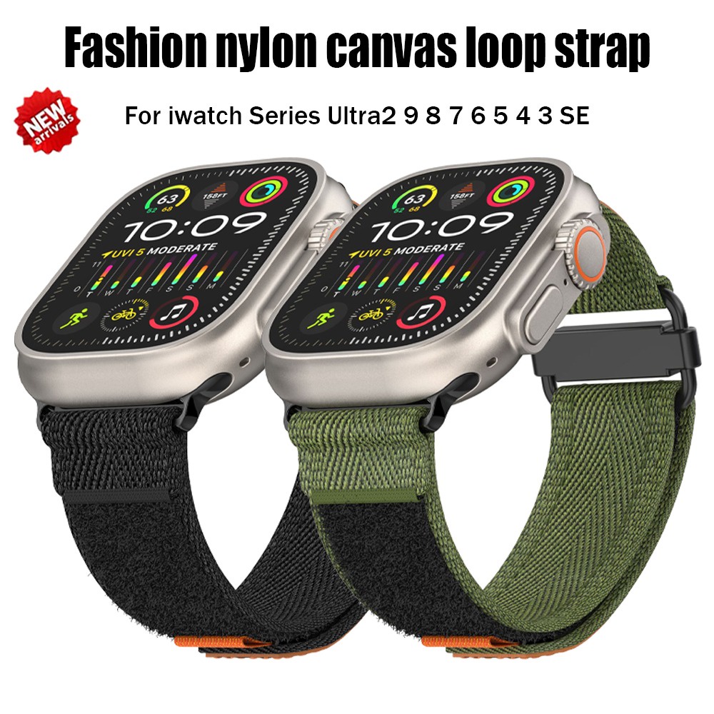 Nylon Alpine Loop Watch Band Strap For Apple Watch Ultra 8/7/6/SE/5/4