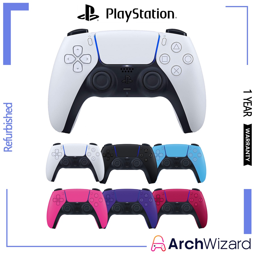 PlayStation 5 DualSense Wireless Controller (Refurbished, PS5) | Shopee ...