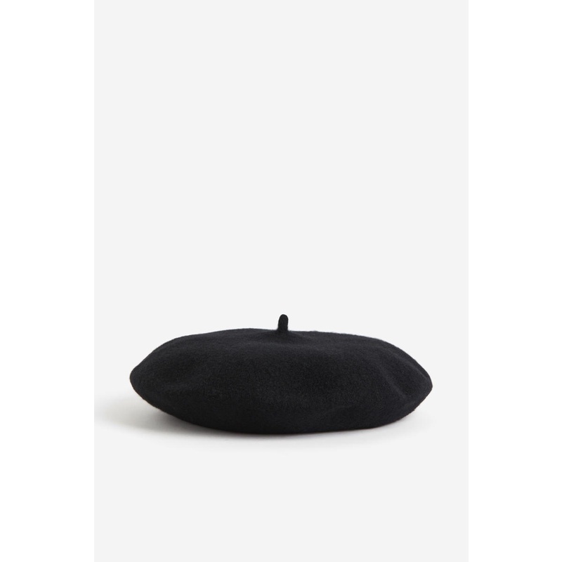 Black 2024 beret h&m