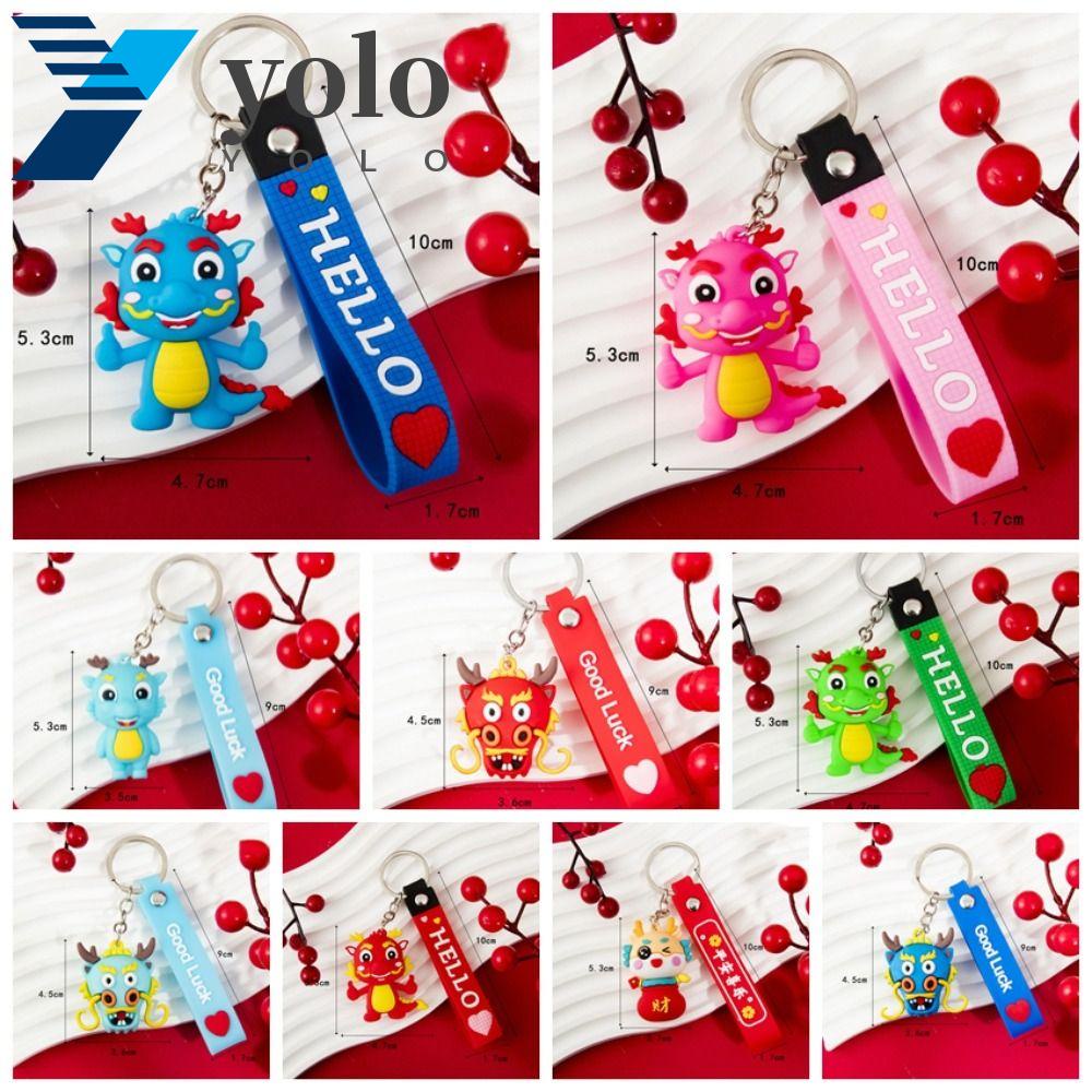 YOLO 2024 New Year Dragon Key Chain Happy New Year Zodiac Dragon Year   Sg 11134201 7rblg Lo3qnck27msec1