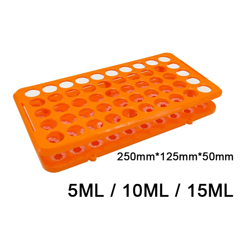 Laboratory Plastic Test Tube Rack Holder for 5ML / 10ML / 15ML