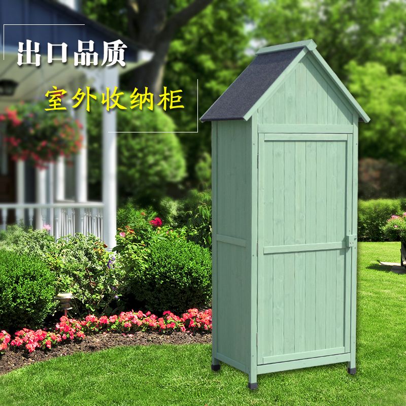 Storage wooden outdoor waterproof Sunproof and anticorrosion