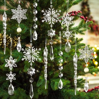 60Pcs Christmas Snowflake Cake Decorations Christmas Cake Ornament