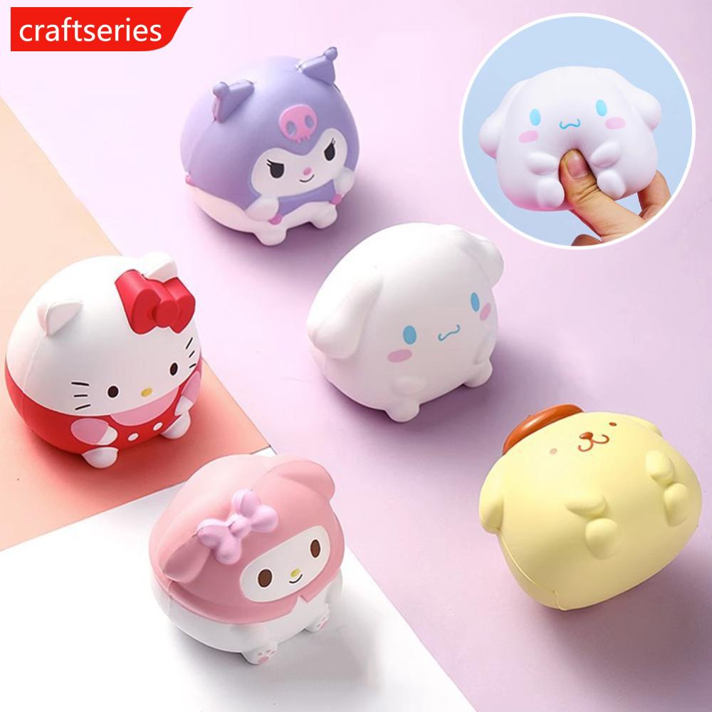 CRAFTSERIES Kuromi Cinnamoroll Slow Stress Relief Squishy Kawaii ...