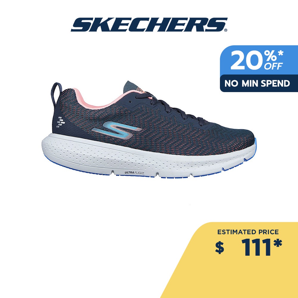 Skechers Women GOrun Supersonic Running Shoes 172031 CCPK Breathable Goodyear Rubber Relaxed Fit Ultra Flight Foam