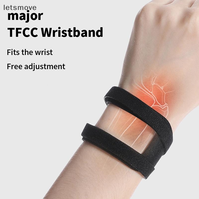 [letsmove] Portable Adjustable Thin Pain Wrist Band Brace Injury TFCC ...