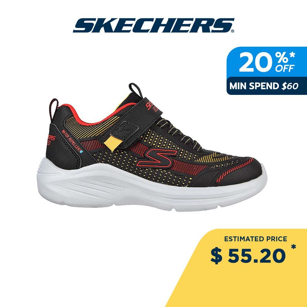 Skechers Boys Hyper-Blitz Hydro-Tronix Shoes - 403861L-BKRD Water ...