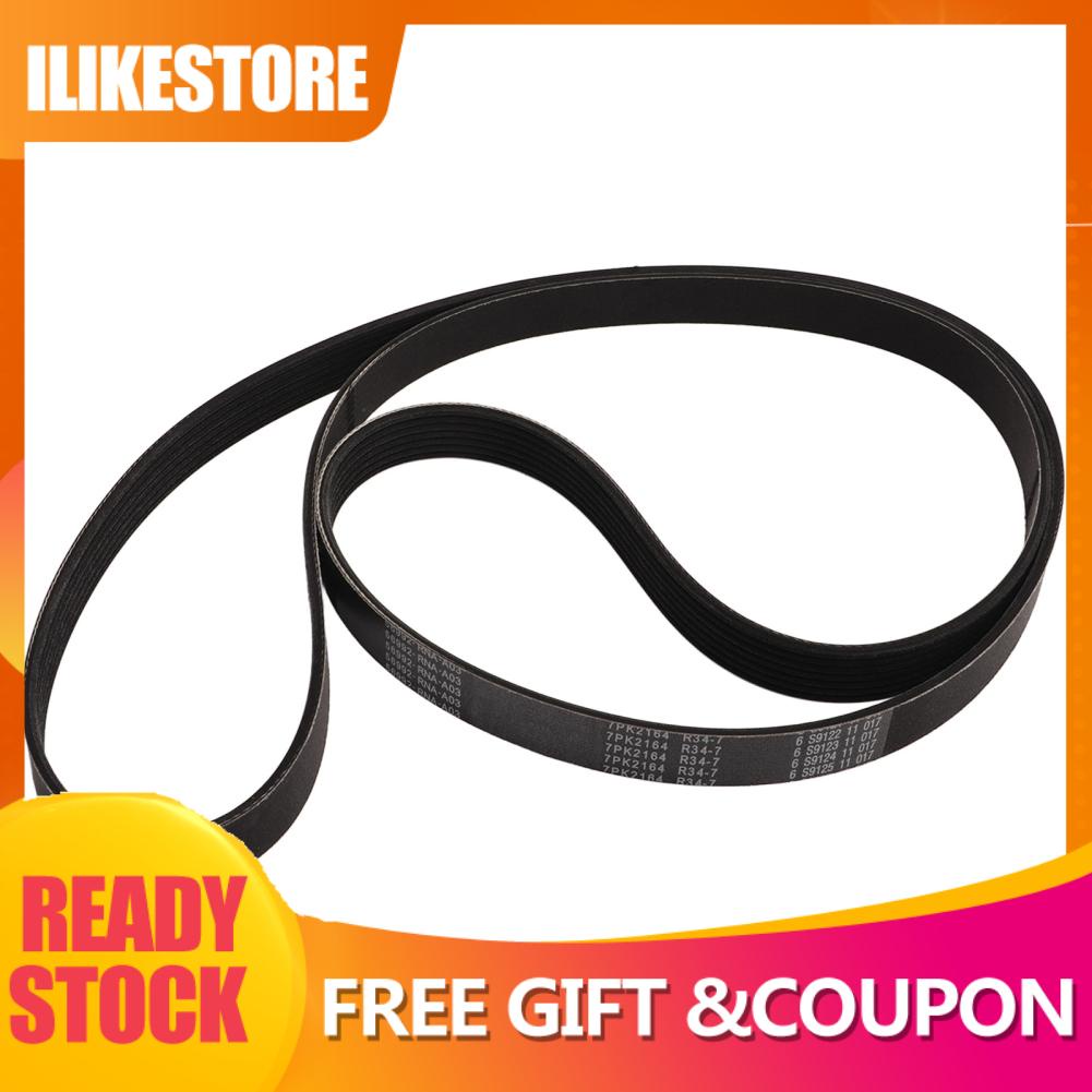 Ilikestore Serpentine Belt Abrasion Heat Resistant Engine Drive 56992
