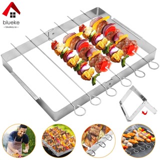 Stainless Steel Chicken Rack For Steak Beer Metal Vertical Meat Skewer  Grill Replacement Spikes With Handle Smoker Accessories